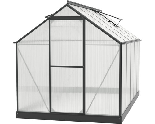 Serre avec porte et fenêtre de toit