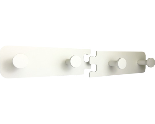 Hakenleiste im Puzzle-Design mit runden Haken