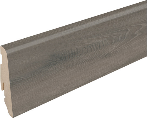 Sockelleiste FU060L Kashmir Eiche schwarz FOEI60J foliert 2400 x 58 x 19 mm Sockelleiste FU060L Kashmir Eiche schwarz FOEI60J foliert 2400 x 58 x 19 mm