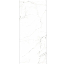 Carrelage blanc aspect marbre