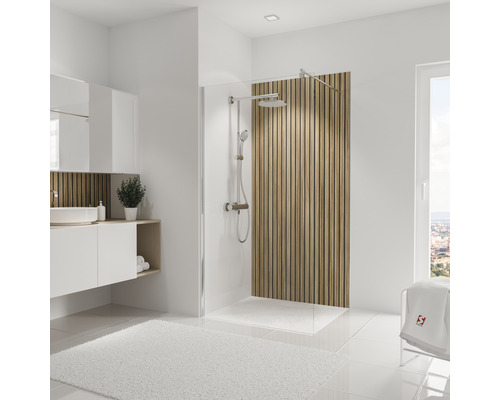 Panneau mural de douche SCHULTE DecoDesign Japandi vertikal japandi 210 x 100 cm D1901021 538