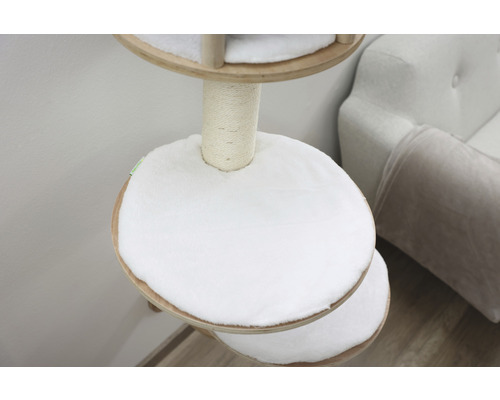 Jeu de coussins Kerbl pour arbre à chats Dolomit blanc