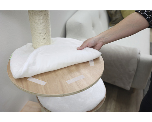 Arbre à chat avec coussin amovible pour un nettoyage facile