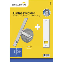 Enrouleur encastré Schellenberg pour volets roulants jusqu''à 2,5 mètres de hauteur et longueur de sangle maximale de 12 mètres