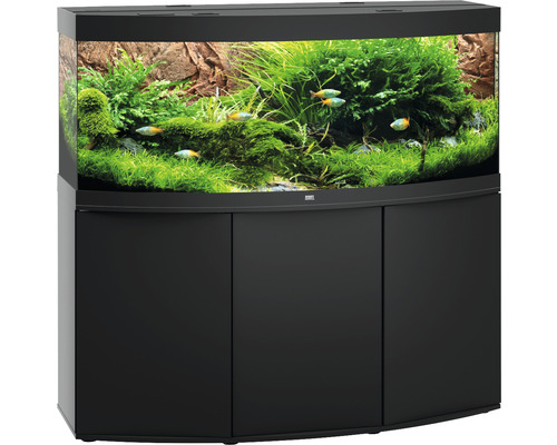 Combinaison d'aquarium JUWEL Vision avec éclairage, filtre, chauffage, meuble bas 150 x 61 x 144 cm noir