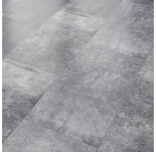 Carreaux de sol gris aspect béton
