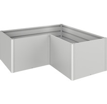 L-förmiges Hochbeet aus Metall