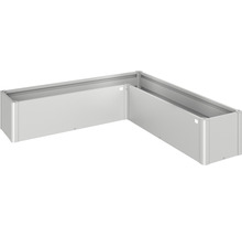 L-förmiges Hochbeet aus Metall