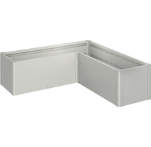 L-förmiges Hochbeet aus Metall