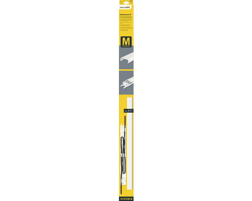 Extension moulure goulotte système M Schellenberg 20028 blanc