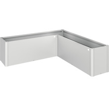 L-förmiges Hochbeet aus Metall