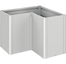 Eck-Hochbeet aus Aluminium
