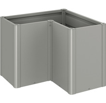 Hochbeet klassisch Biohort Pflanzbeet Belvedere Maxi Gr. L100 102 x 102 x 77 cm quarzgrau