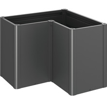 Hochbeet klassisch Biohort Pflanzbeet Belvedere Maxi Gr. L100 102 x 102 x 77 cm dunkelgrau