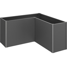 Hochbeet klassisch Biohort Pflanzbeet Belvedere Maxi Gr. L150 152 x 152 x 77 cm dunkelgrau