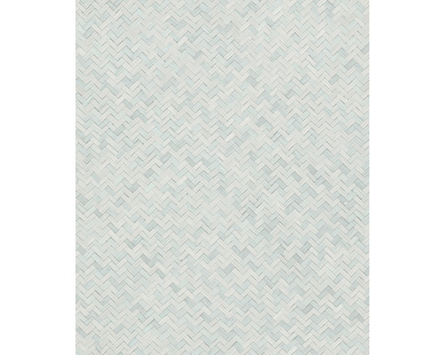 Papier peint intissé 33312 Botanica géométrique aspect bois bleu gris Arrière-plan avec motif à chevrons