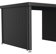Überdachter Pavillon mit Seitenwänden aus Aluminium