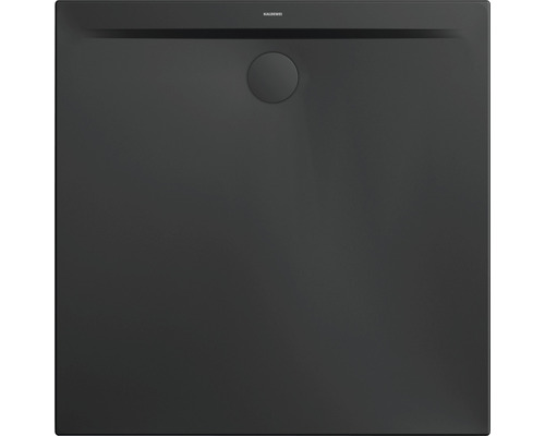 Receveur de douche KALDEWEI SUPERPLAN ZERO 1534-1 100 x 100 x 3.2 cm noir mat 353400010676 Receveur de douche carré avec évacuation centrale