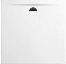 Quadratische Duschwanne aus Stahl-Emaille mit Ablauf