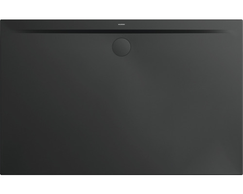 Duschwanne KALDEWEI SUPERPLAN ZERO Secure Plus 1538-1 75 x 110 x 3.2 cm schwarz matt vollflächige Antirutschbeschichtung 353800012676 Quadratische Duschwanne aus Mineralguss mit Ablauf