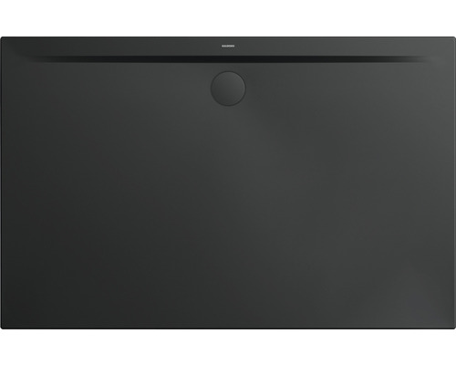 Receveur de douche KALDEWEI SUPERPLAN ZERO 1550-1 75 x 120 x 3.2 cm noir mat 355000010676 Receveur de douche noir avec écoulement au centre.
