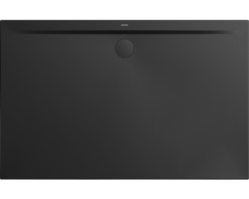 Duschwanne KALDEWEI SUPERPLAN ZERO Secure Plus 1552-1 80 x 120 x 3.2 cm schwarz matt vollflächige Antirutschbeschichtung 355200012676 Duschwanne aus Stahl-Emaille