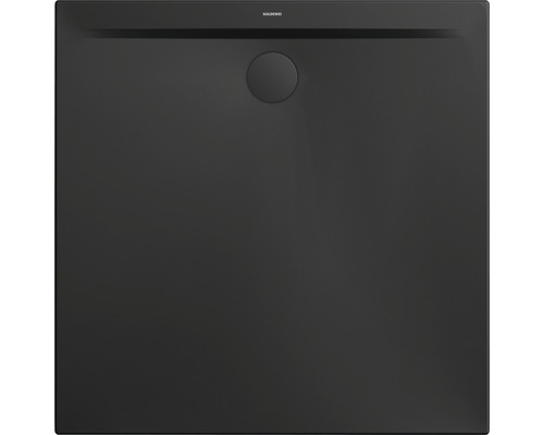 Receveur de douche KALDEWEI SUPERPLAN ZERO 1560-1 120 x 120 x 3.2 cm noir mat 356000010676 Receveur de douche Kaldewei en acier émaillé avec évacuation