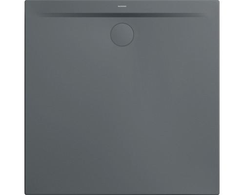 Duschwanne KALDEWEI SUPERPLAN ZERO Secure Plus 1560-1 120 x 120 x 3.2 cm warm grey 85 matt vollflächige Antirutschbeschichtung 356000012674 Quadratische Duschwanne aus Stahl-Emaille