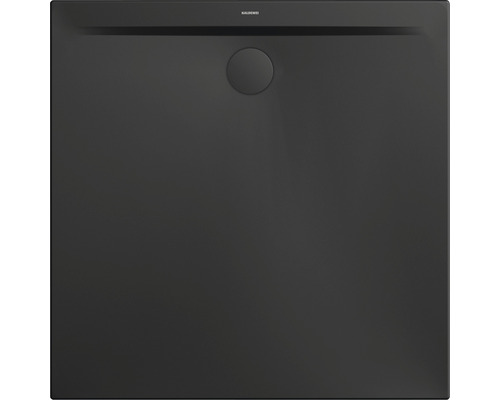 Receveur de douche KALDEWEI SUPERPLAN ZERO 1592-1 150 x 150 x 3.2 cm noir mat 359200010676 Receveur de douche carré avec drain central