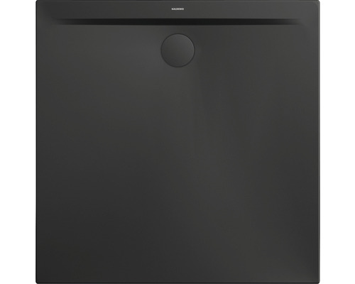 Receveur de douche KALDEWEI SUPERPLAN ZERO 1516-1 80 x 80 x 3.2 cm noir mat 351600010676 Receveur de douche carré en acier émaillé
