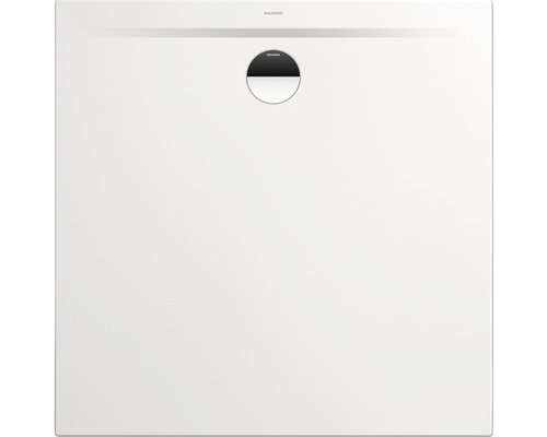 Receveur de douche KALDEWEI SUPERPLAN ZERO 1516-1 80 x 80 x 3.2 cm blanc alpin mat 351600010711 Receveur de douche carré avec bonde ronde