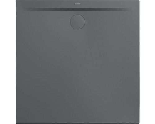Receveur de douche KALDEWEI SUPERPLAN ZERO Secure Plus 1516-1 80 x 80 x 3.2 cm warm grey 85 mat surface entièrement antidérapante 351600012674 Receveur de douche Kaldewei en acier émaillé