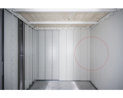 Revêtement intérieur biohort abri de jardin Neo 4D porte standard