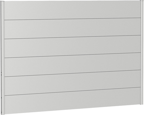 Élément de clôture aluminium biohort 200 x 135 cm argent métallique