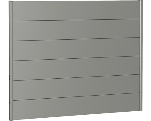 Élément de clôture aluminium biohort 180 x 135 cm gris quartz métallique