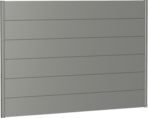 Élément de clôture aluminium biohort 200 x 135 cm gris quartz métallique