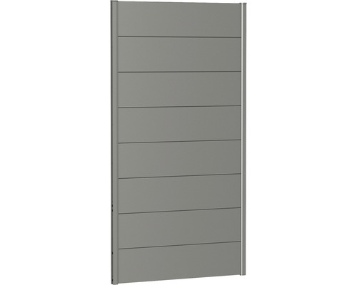 Élément de clôture aluminium biohort 100 x 180 cm gris quartz métallique