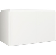 Meuble sous-vasque Baden Haus Icona couleur de façade blanc mat 94 x 55 x 48 cm