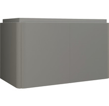 Meuble sous-vasque Baden Haus Icona couleur de façade gris mat 94 x 55 x 48 cm