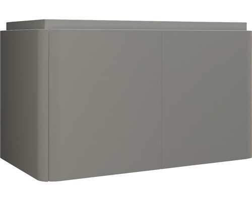 Waschtischunterschrank Baden Haus Icona Frontfarbe grau matt BxHxT 94 x 55 x 48 cm