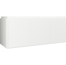 Meuble sous-vasque Baden Haus Icona couleur de façade blanc mat 140 x 55 x 48 cm