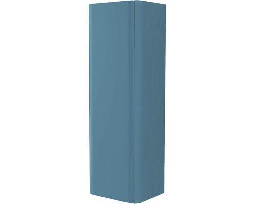 Armoire haute Baden Haus Icona couleur de façade pétrole mat 43 x 130 x 35 cm Armoire haute bleue