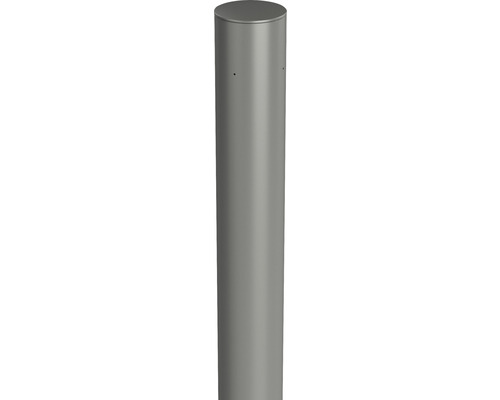 Graue Parkplatzsperre aus Metall