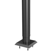 Schornsteinverlängerung aus Metall mit quadratischer Basis