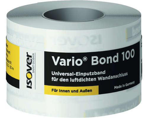Ruban de crépissage universel ISOVER Vario® Bond pour des jointures étanches à l'air à l'intérieur et à l'extérieur 25 m x 100 mm-0