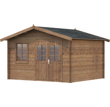 Abri de jardin Palmako Valentine 11 m² 416 x 370 cm marron