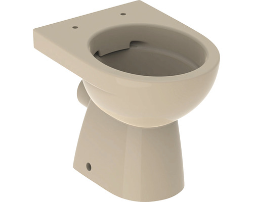 WC à poser GEBERIT Renova cuvette à fond creux sans bride de rinçage beige sans abattant WC 500798001