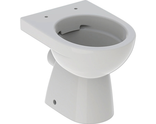 Stand-WC GEBERIT Renova Tiefspüler ohne Spülrand manhattan ohne WC-Sitz 500799001-0