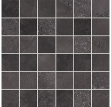 Mosaïque avec éléments carrés structurés
