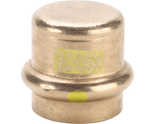 Capuchon raccord à sertir Viega Profipress G 2656 15 mm pour gaz 352 790 Bouchon de tuyau en métal